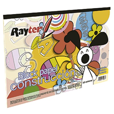 BLOCK CONSTRUCCION GRANDE DE CARTONCILLO CON 50 HOJAS RAYTER