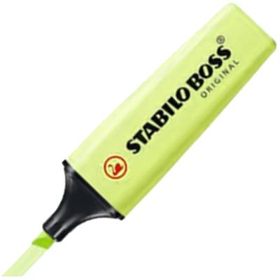 MARCATEXTO COLOR LIMA PASTEL STABILO BOSS
