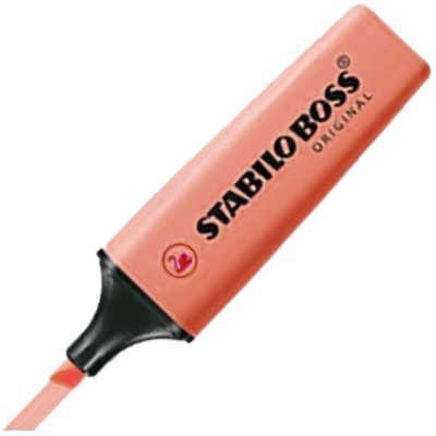 MARCATEXTO COLOR CORAL PASTEL STABILO BOSS
