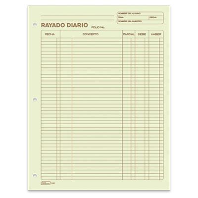 BLOCK POLIZA DIARIO TAMAÑO CARTA MODELO 5002 PRINTAFORM