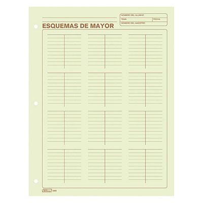 BLOCK ESQUEMA DE MAYOR TAMAÑO CARTA MODELO 5003 PRINTAFORM