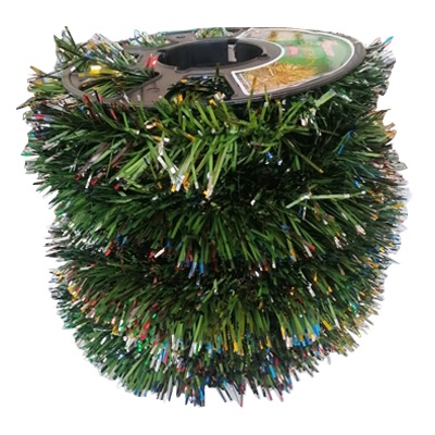 ESCARCHA SUPER BOA N° 100 VERDE CON BRILLOS MULTICOLOR NAVIPLASTIC