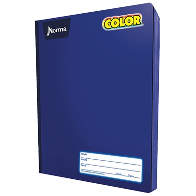 CUADERNO FRANCES COSIDO DE RAYAS CON 100 HOJAS NORMA COLOR