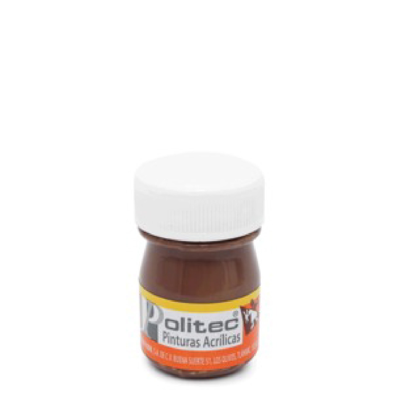 PINTURA ESCOLAR 20 ML MC. POLITEC COLOR SOMBRA CAFE (304)