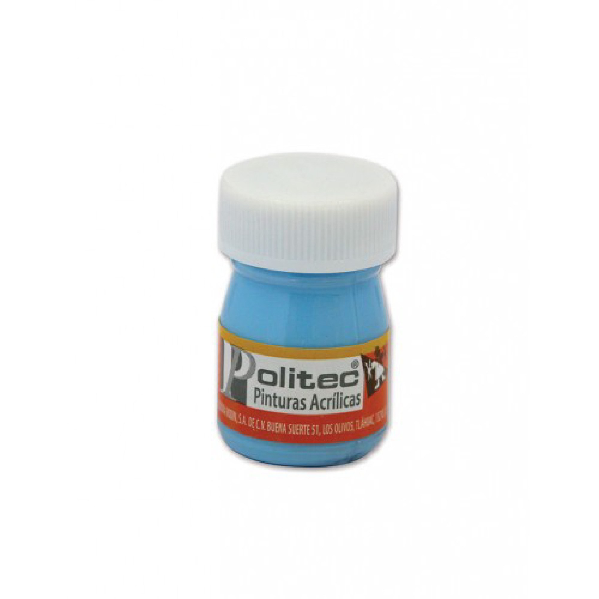 PINTURA ESCOLAR 20 ML MC. POLITEC COLOR AZUL PASTEL (316)