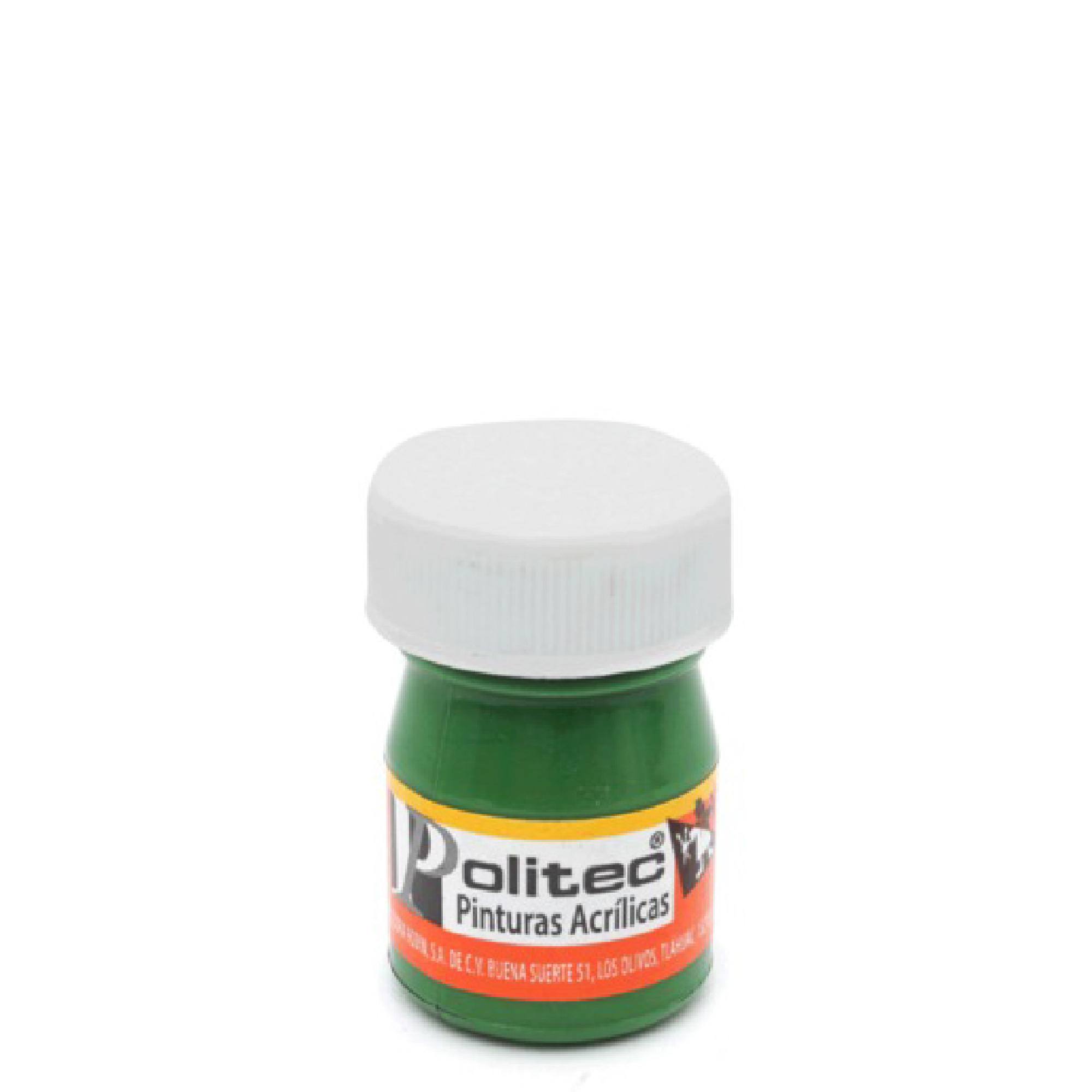 PINTURA ESCOLAR 20 ML. MC. POLITEC COLOR VERDE ORO (330)