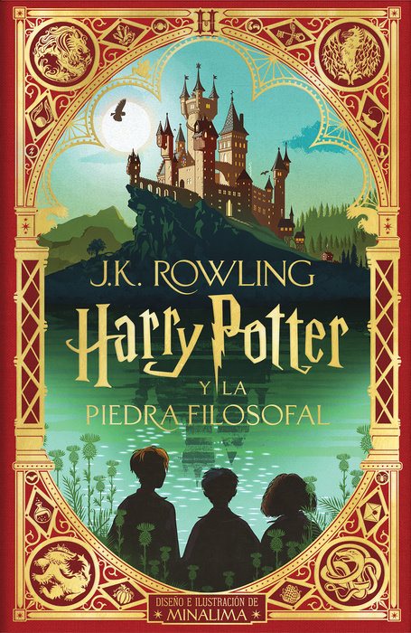 HARRY POTTER Y LA PIEDRA FILOSOFAL EDICION MINALIMA AGO+++