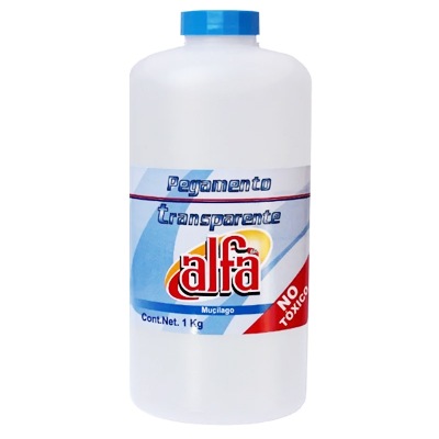 PEGAMENTO TRANSPARENTE MUCILAGO DE 1 KG ALFA