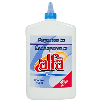 PEGAMENTO TRANSPARENTE MUCILAGO DE 500 GRS ALFA