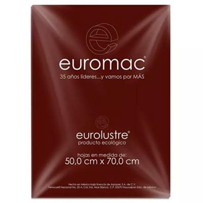 PAPEL LUSTRE COLOR CAFE EUROMAC