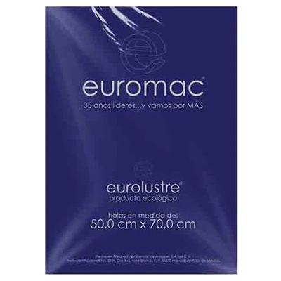 PAPEL LUSTRE COLOR AZUL MARINO EUROMAC