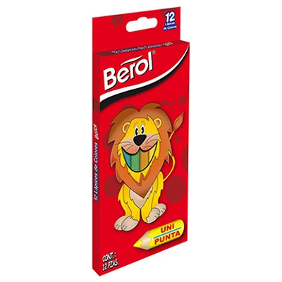 COLORES JUNGLA CON 12 PIEZAS BEROL