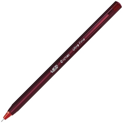 BOLIGRAFO CRISTAL PRECISION Y SUAVIDAD ROJO BIC
