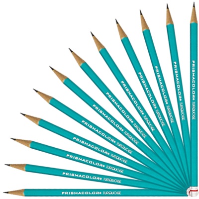 CAJA CON 12 LAPICES TURQUOISE 6B PRISMACOLOR