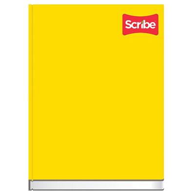 LIBRETA FRANCESA PASTA GRUESA  DE RAYAS CON 96 HOJAS SCRIBE