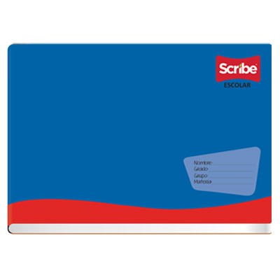 CUADERNO ITALIANO ENGRAPADO DE CUADRO 5MM CON 50 HOJAS SCRIBE
