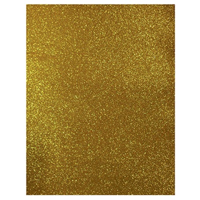 FOMI TAMAÑO CARTA CON DIAMANTINA COLOR DORADO PASCUA