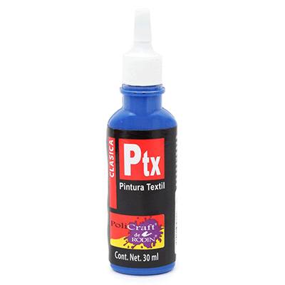 PINTURA TEXTIL CLASICA COLOR AZUL ULTRAMAR 622DE 30 ML RODIN