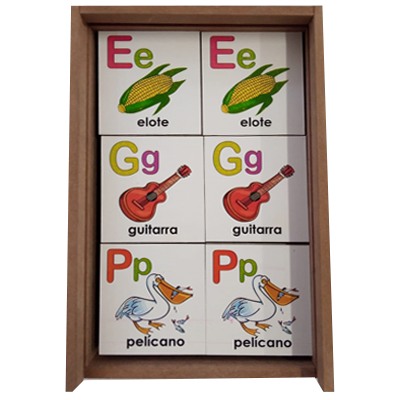 MEMORAMA ABECEDARIO EN CAJA CON 54 PIEZAS MC. ALEX