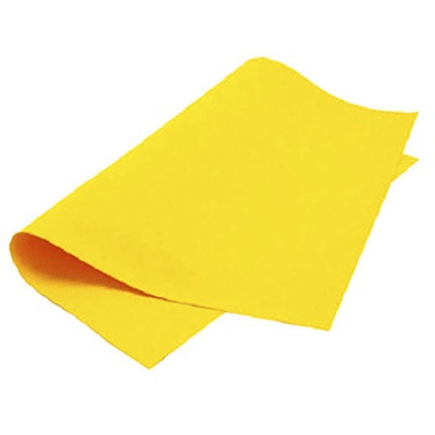 FOMI EN PLIEGO COLOR AMARILLO CANARIO DE 70 X 95 CMS. PASCUA