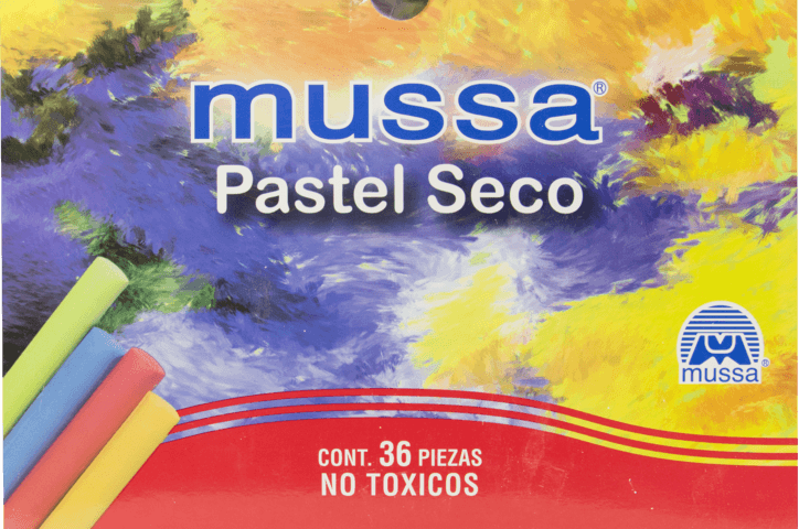 CAJA CON 36 GISES PASTEL ESCOLAR MC. MUSSA