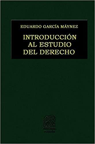 INTRODUCCION AL ESTUDIO DEL DERECHO 65° EDICION