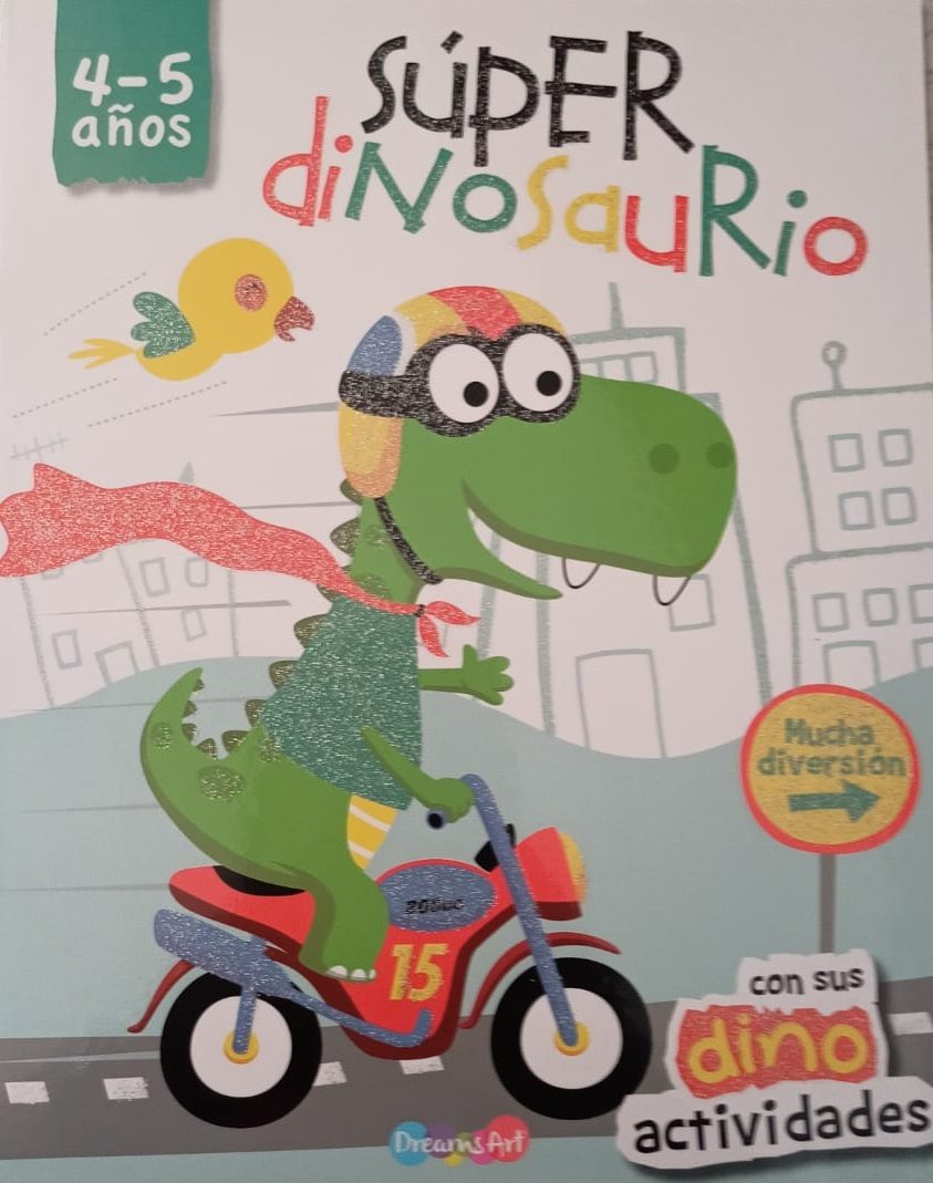 COL. DINOSAURIO COLOR - SUPER DINOSAURIO 4 TIT DIF