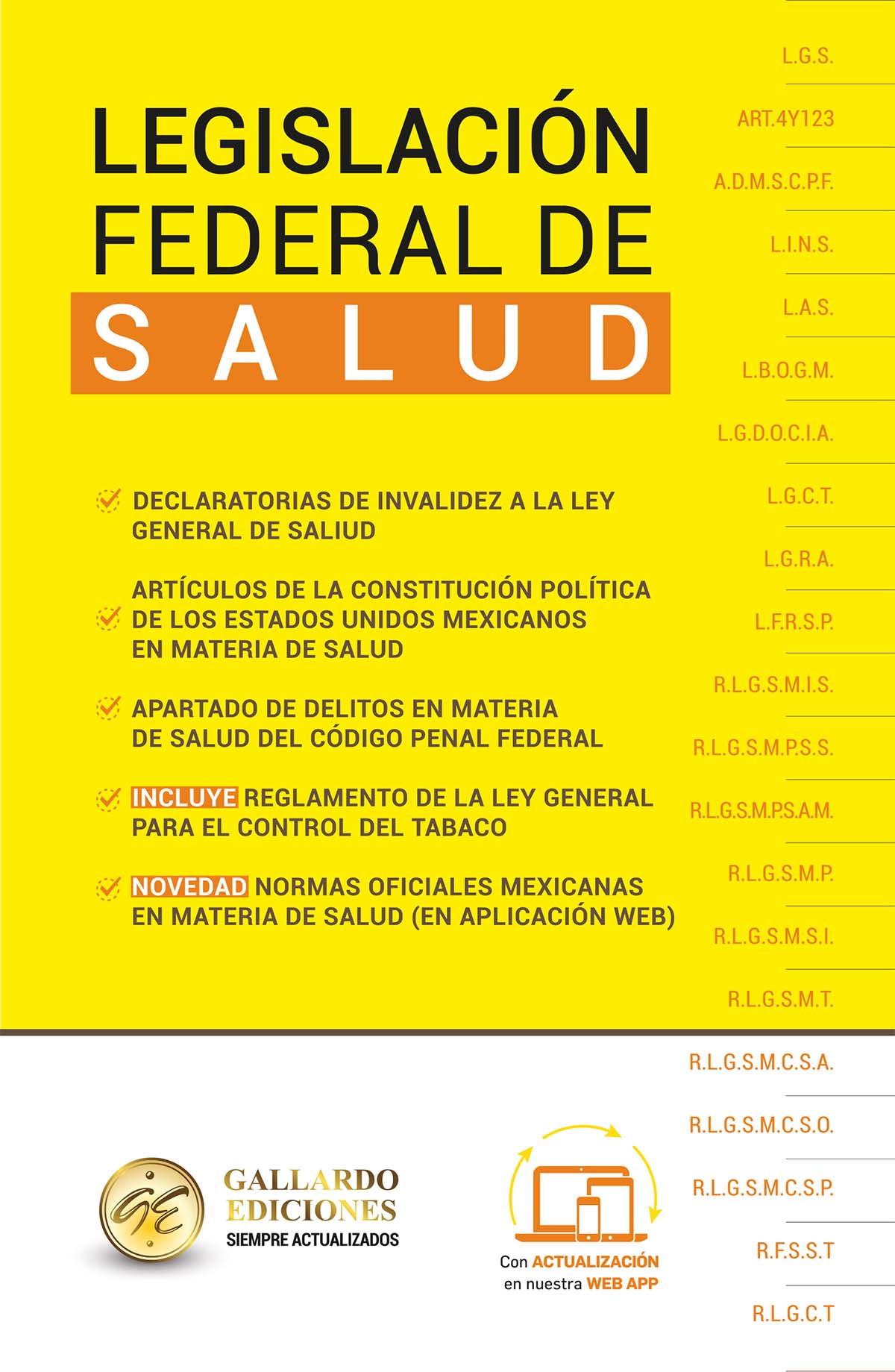 LEGISLACION FEDERAL DE SALUD