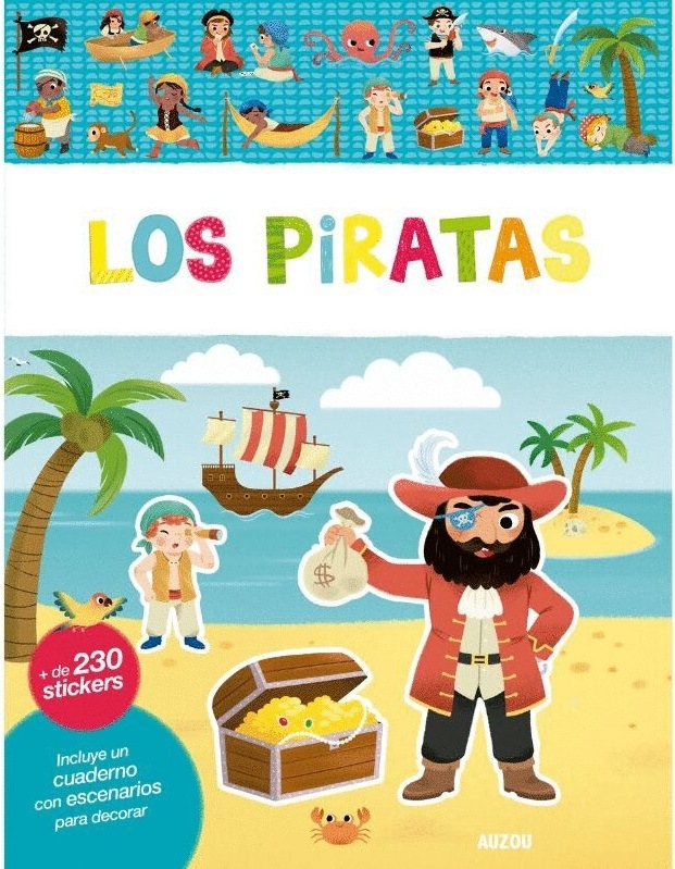 PIRATAS, LIBRO DE STICKERS