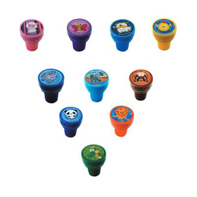 SELLO SENCILLO AUTOENTINTABLE DE FIGURAS DE ANIMALES PASCUA