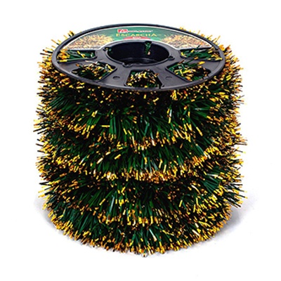 ESCARCHA SUPER BOA N° 60 VERDE PINO CON BRILLOS ORO NAVIPLASTIC