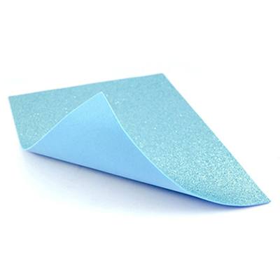 FOMI CON DIAMANTINA COLOR AZUL CIELO DE 43 X 55 CMS. PASCUA