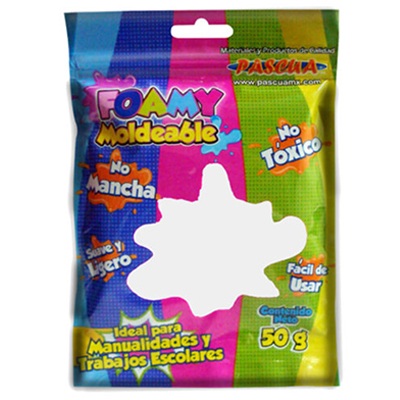 FOMI MOLDEABLE COLOR BLANCO DE 50 GRS. PASCUA