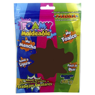 FOMI MOLDEABLE COLOR CHOCOLATE DE 50 GRS. PASCUA