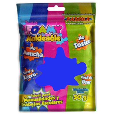 FOMI MOLDEABLE COLOR AZUL REY DE 50 GRS. PASCUA
