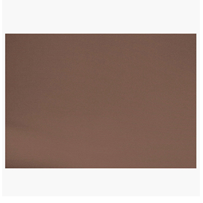 PAPEL CORRUGADO COLOR CAFÉ OBSCURO DE 54 X 77 CMS PASCUA