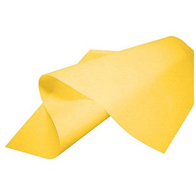 PAPEL CHINA COLOR AMARILLO MANGO DE 50 X 70 CMS PASCUA