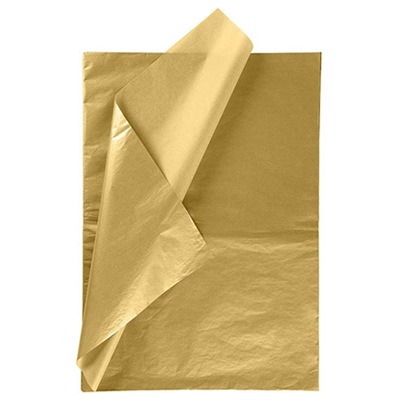 PAPEL CHINA COLOR DORADO DE 50 X 70 CMS PASCUA