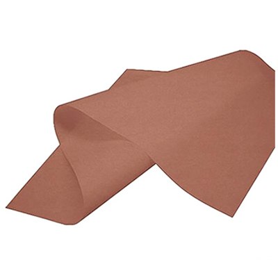 PAPEL CHINA COLOR CAFÉ OBSCURO DE 50 X 70 CMS PASCUA