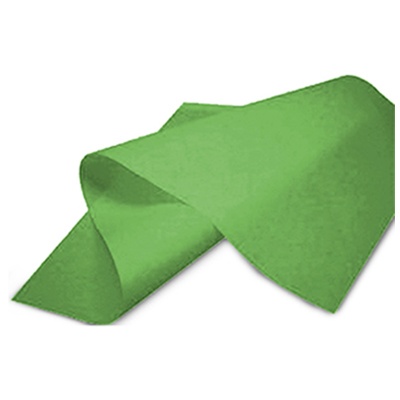 PAPEL CHINA COLOR VERDE LIMON DE 50 X 70 CMS. PASCUA