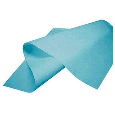 PAPEL CHINA COLOR AZUL TURQUESA DE 50 X 70 CMS PASCUA