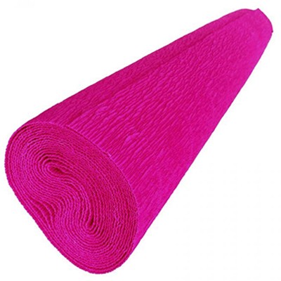 PAPEL CREPE COLOR FUCSIA DE 50 CMS X 2 MTS PASCUA