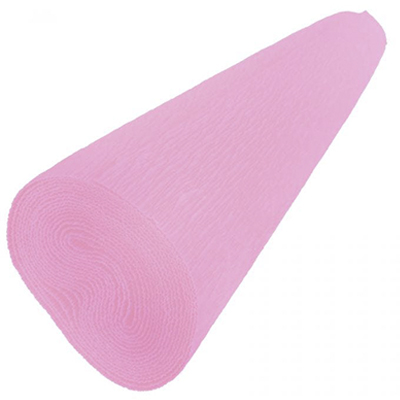 PAPEL CREPE COLOR ROSA PASTEL DE 50 CMS X 2 MTS PASCUA