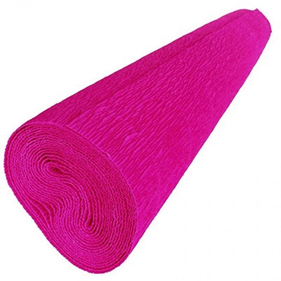 PAPEL CREPE COLOR ROSA MEXICANO DE 50 CMS. X 2.00 MTS. PASCUA