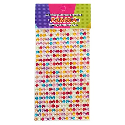 PIEDRAS ACRILICAS REDONDAS DE DIFERENTES COLORES PASCUA