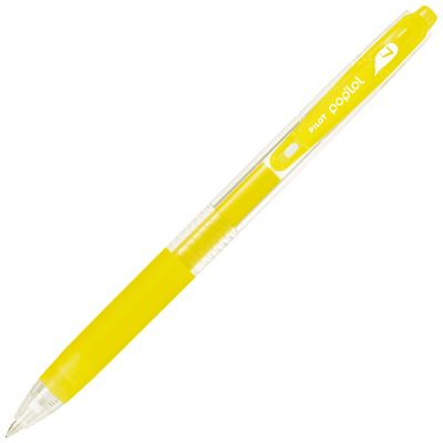 BOLIGRAFO RETRACTIL DE GEL POP LOL AMARILLO NEON PILOT