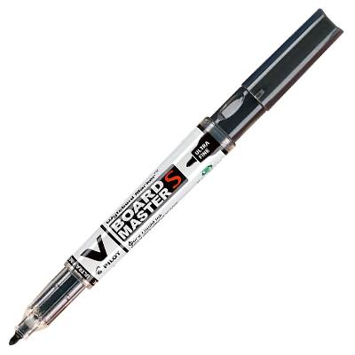 MARCADOR DE PIZARRON VBOARD MASTER ULTRA FINO COLOR NEGRO PILOT