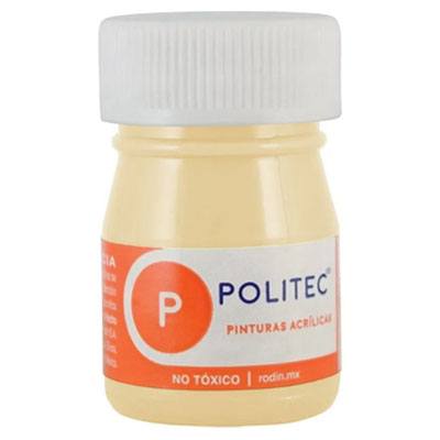 PINTURA ESCOLAR 20 ML MC. POLITEC COLOR CREMA (320)