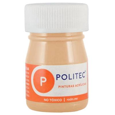 PINTURA ESCOLAR POLITEC DE 20 ML COLOR CARNE (322)