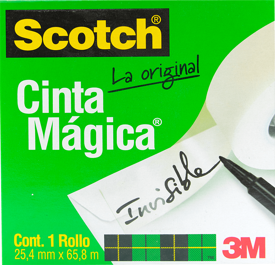 CINTA ADHESIVA MAGICA T-810 24 MM X 65 MTS. MC. 3M